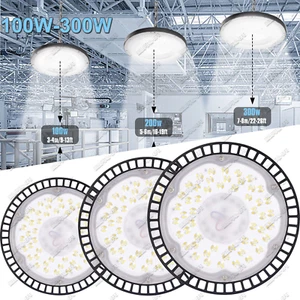 UFO LED iluminación de nave foco de techo lámpara de taller lámpara industrial lámpara DE - Imagen 1 de 53