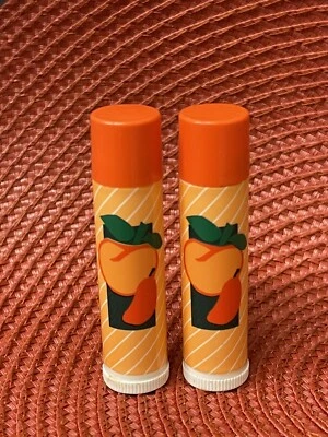 Lote de 2 Bálsamos Labiales Barra Jugos Avon De Colección - Sabor Melocotón Mango - Nuevo de Lote Antiguo Foto 1 de 3
