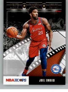 2019-20 Panini Hoops Lights Camera Action #27 Joel Embiid Philadelphia 76ers