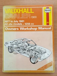 Vauxhall Cavalier 1300 1977-1981 Haynes Owners Workshop Manual - Picture 1 of 1