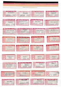 Alte Einschreibezettel Quer durch die DDR - Bild 1 von 2