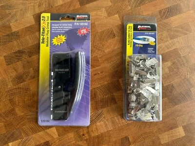 Tele-Titan Xg 2.0 Modular Crimp Tool (12516C) w/50 10G RJ45 CAT6A Connectors - Image 1 of 4