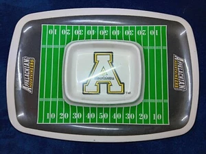 App State ASU Mountaineers College Football Ball Game Chip Dip Tray 17"x12" - Picture 1 of 7