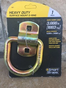 Smart Straps Heavy Duty Surface Mount D Ring Anchor Points 11,000 Lb New - Picture 1 of 4