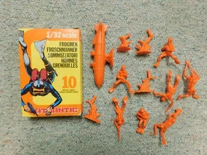 Atlantic of Italy 1/32 Box# 2104 WW2 Italian (or other) Frogmen Lot 1 - Picture 1 of 1
