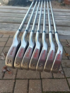 Men's Wilson Black Jack Oversize Stainless Iron Set 3-PW Steel Shafts No 7 iron - Picture 1 of 9