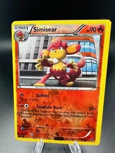 Pokemon TCG - Reverse Holo Simisear 16/99 - Next Destinies 2012 - Picture 1 of 2