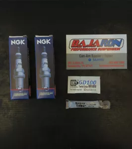 BajaRon Can-Am Ryker 600 Spark Plug Kit 2019-2025 NGK Iridium CR8EIX - Picture 1 of 2