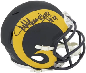 Jack Youngblood Signed LA Rams T/B Riddell Speed Mini Helmet w/HF'01 - (SS COA) - Picture 1 of 1
