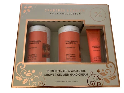 Juego de gel de ducha Crabtree & Evelyn Cult Collection aceite de granada y argán Foto 1 de 2