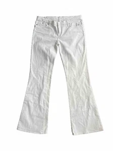 Rock & Republic Damen weiß Low Rise Jeans Schlag "Roth rthwt" Größe 32 $ 152 - Bild 1 von 4