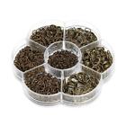 1 Kiste Mixed Size Iron Plated Jump Rings Unsoldered for Jewelry Making