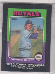 2014 TOPPS GEORGE BRETT 1975 ROOKIE R/C IMAGE PATCH RCP-9 -NM-MT - Picture 1 of 2