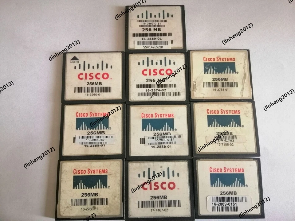 10PCS  Original Cisco 256MB Compact Flash CF card,Memor card - Image 1 of 1