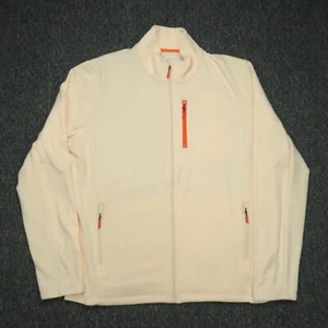 Swims Jacket Mens Extra Large Cream Tan Musala Full Zip Fleece Waffle Grid XL - Picture 1 of 10