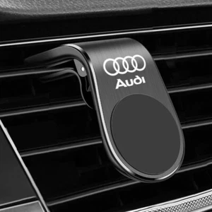Supporto magnetico in metallo per telefono auto per Audi A4 B5 B6 A3 A5 A6 C6 C5 A1 A7 A8 Q2 Q3 - Foto 1 di 9