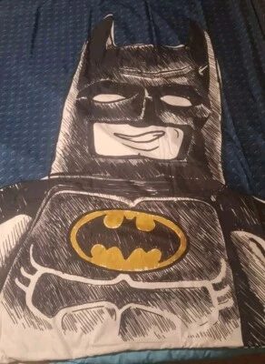 Lego Sketchy Batman Fabric, Comforter Cover Shell Reversible twin Bed Boys Girls - Image 1 of 4