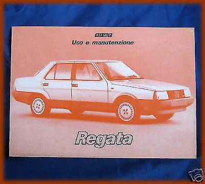 FIAT REGATA - LIBRETTO USO E MANUTENZIONE AUTO D'EPOCA - Immagine 1 di 1