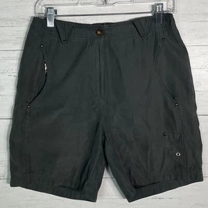 Jamie Sadock Golf Shorts Women Sz 6 Bermuda Dark Green - Picture 1 of 6