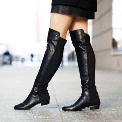 Over-The-Knee Boots Vince Camuto Karita Women’s Size 9, Black Suede - Image 1 of 4