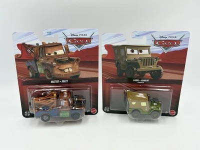 Disney Pixar Cars Mater and Sarge Metal Diecast Collectibles Lot of 2 - Image 1 of 4