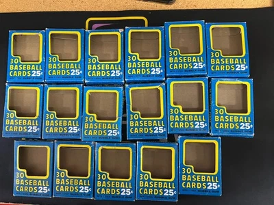 Paquete de violonchelo vacío de béisbol Topps 1971 cajas (ver descripción) Foto 1 de 4