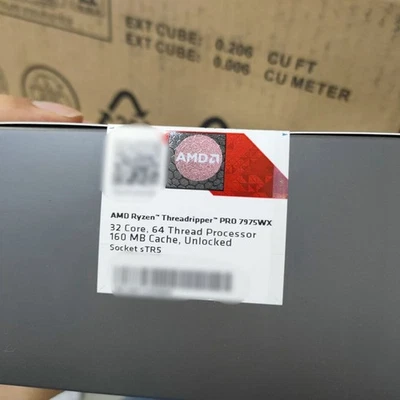 AMD Ryzen Threadripper PRO 7975WX CPU 32 Core/64 Thread 350W TRX50 Processor - Image 1 of 2