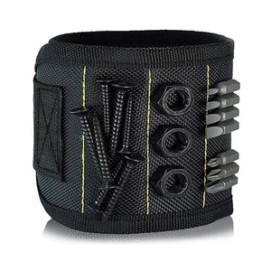 Wristband With Strong Magnets Holds Screws Drill Bit Wrist Support - Picture 1 of 8