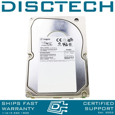Seagate ST336704FC Fibre / Fiber Channel Hard Drive - Image 1 of 3