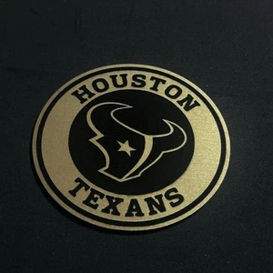 houston texans Bügelbild Patch Farbe Gold und Schwarz - Bild 1 von 5