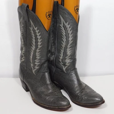 Botas de Vaquero de Colección ABILENE Cuero Canguro Genuino Punta Redonda Para Hombre EE. UU. 9D Foto 1 de 4