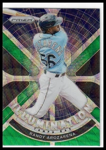 2021 Panini Prizm #IL-4 Randy Arozarena Illumination Green Wave Prizm Rays - Picture 1 of 2