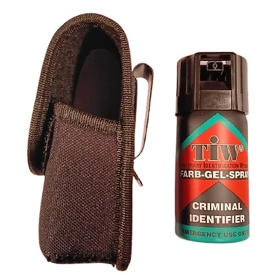 Farb-Gel Spray with Heavy-Duty Clip-On Holster Criminal ID Dye Marker UK Legal - Image 1 of 4