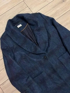 Women's Brora Scottish Tweed Locharron Wool Mohair Long Coat Check - Picture 1 of 12