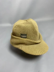 G-Star Raw Hat Beanie Cap Khaki Green Embroidered Big Logo - Picture 1 of 9