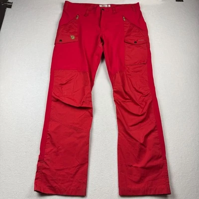 Pantalones de trekking Fjällräven para mujer G-1000 al aire libre rojos talla 46 EE. UU. 35-36 senderismo Foto 1 de 4