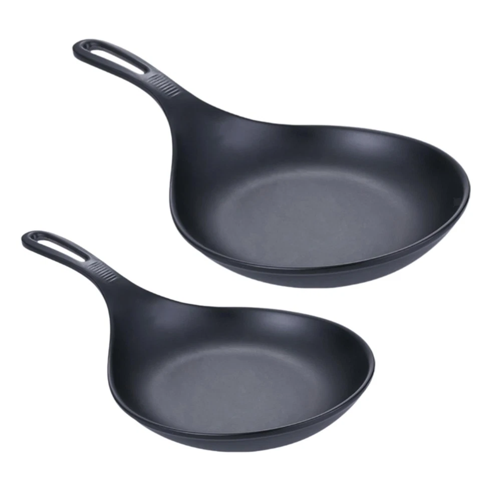 Spoon Plate with Handle Korean Handheld Plate Tableware Practical - Image 1 of 1