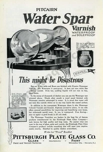 1922 Pittsburgh Plate Glass Home Decor Great PRINT AD Over 100 years old (3456) - Picture 1 of 1