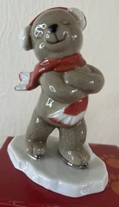 1997 Sammlerstück Bing & Grondahl Yearly Porzellan Figur Eislaufen Victoria - Bild 1 von 13