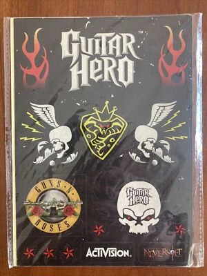 全新吉他英雄 Les Paul 控制器 适用于 Wii 手册 带贴纸 — 第 1/2 张图片