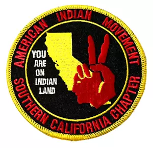 PARCHE TRIBUS MOVIMIENTO INDIO AMERICANO CAPÍTULOS DEL SUR DE CALIFORNIA (NC) - Imagen 1 de 3