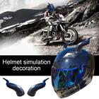 Creative Motorcycle Electric Helmet Decoration Devil's Horns Stickers✨ Y7B9