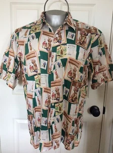 Reyn Spooner Aloha Hawaiian Shirt Extra Large XL American Classic Golf Scene - Picture 1 of 8