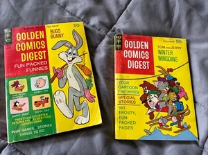 Golden Comics Digest 14 & 22 (Gold Key) Tom And Jerry Bugs Bunny 2 Books - Picture 1 of 7