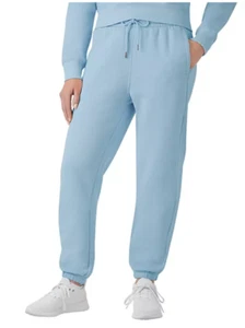 Member's Mark L Damen Fleece Gummibund Kordelzug Jogger Süßwasser Blau N - Bild 1 von 5