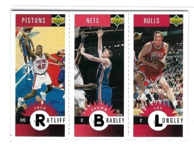 1996-97 Upper Deck Collector's Choice Mini Cards - Ratliff, Bradley, Longley - Image 1 of 2