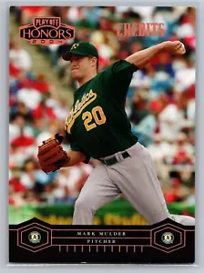 2004 Playoff Honors Mark Mulder Credits Bronze #/100 #145 - Picture 1 of 2