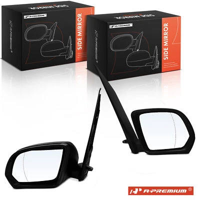 2x Textured Black Manual Door Mirror Fit for Benz Vito Valente W447 08/2015-2024 - image 1 of 4