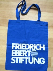 Transporttasche blau Einkaufstasche Shopper Stoff-Tasche mit Henkel Tragetasche - Bild 1 von 1