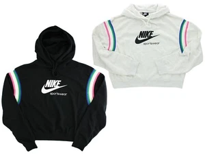 Nike Women's Sportswear Hoodie DJ1105, Long-Sleeved Graphic Pull-Over Hoodie - Picture 1 of 7